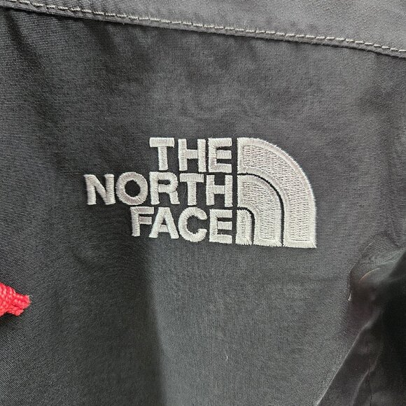 The North Face Men's Hyvent Black Gray Zip Up Hooded Jacket Coat XL SHELL ONLY - Picture 4 of 14